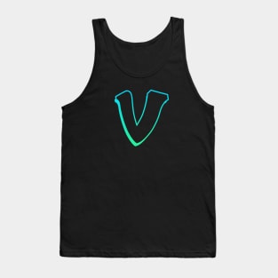 Letter V - Outline Tank Top